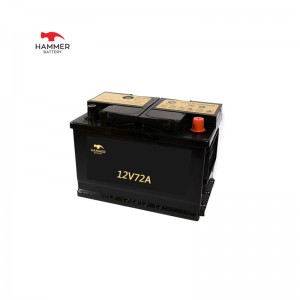 Batterie de voiture 12v72a